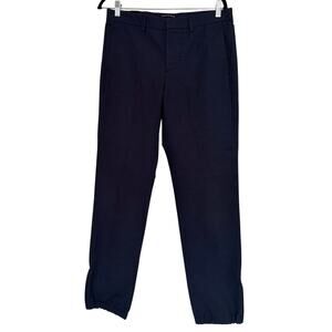 Aiguille Noire Poly-Cotton Blend Navy Blue Pants